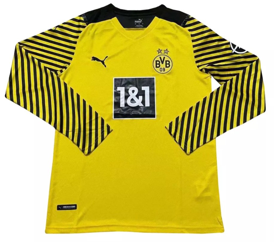 Camisa I Borussia Dortmund 2021 2022 Puma oficial manga comprida